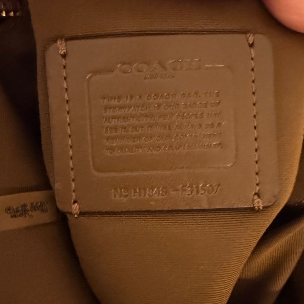 Coach Abby Duffle hobo Brown Leather Shoulder Bag - Picture 6 of 11